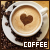 Coffee fanlisting button