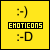 Emoticons fanlisting button