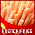 McDonald's french fries fanlisting button