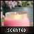 Scented candles fanlisting button