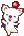 Sprite of a moogle for the 'Final Fantasy Moogle Adoption Clique' clique