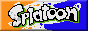 A button with the logo from the first Splatoon game. There are orange and blue ink splats in the background