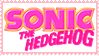 A stamp with a pink version of the Sonic the Hedgehog