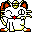 Pixel art of Meowth