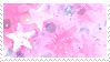 Pink confetti with stars
