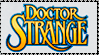 Doctor Strange comic logo stamp 2