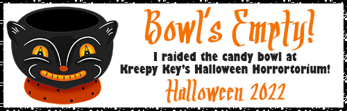 Image of a certificate from Kreepy Key's Halloween Horrortorium