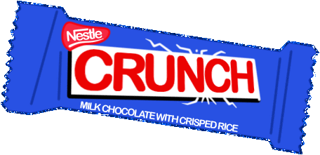 Image of a miniature Nestle's Crunch bar